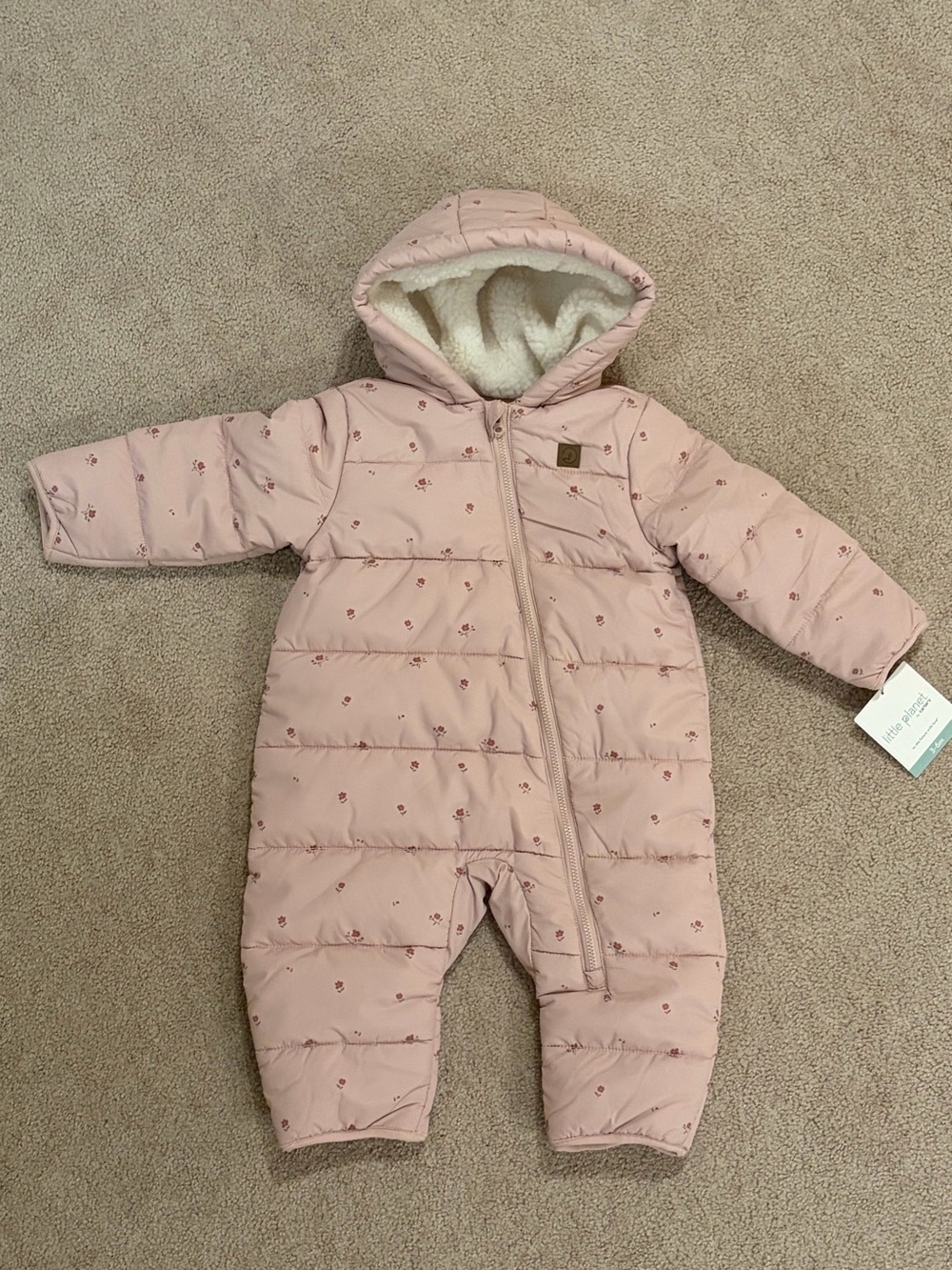 Little Planet by Carter's Baby Girl 1-Piece Snowsuit 3-6 Months